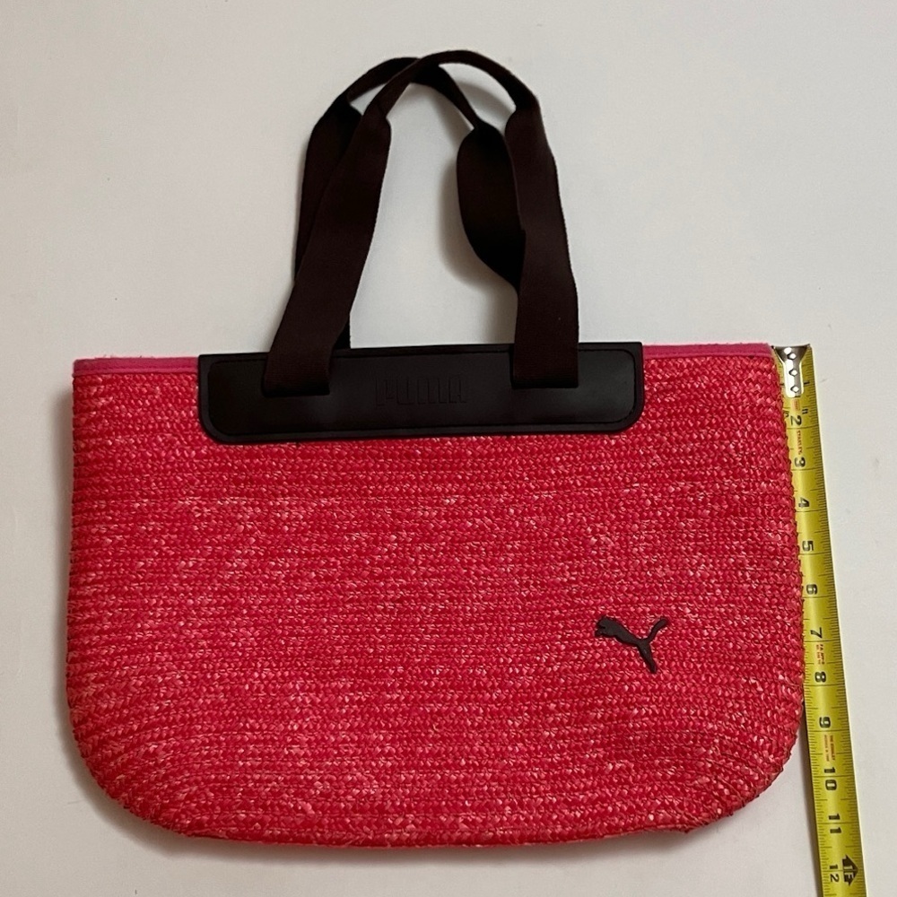NWOT PUMA wicker and rubber purse! - Picture 9 of 9